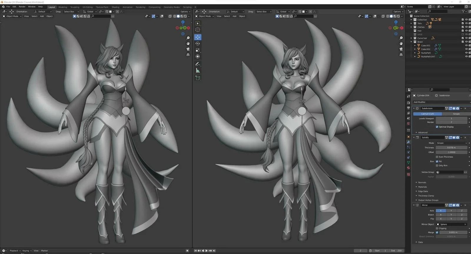 Character Modeling Process screenshot 4