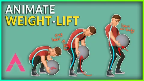 Character Weight Lift Workshop - Blender tutorials & courses