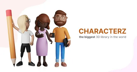 Characterz 1 - Blender 3d models