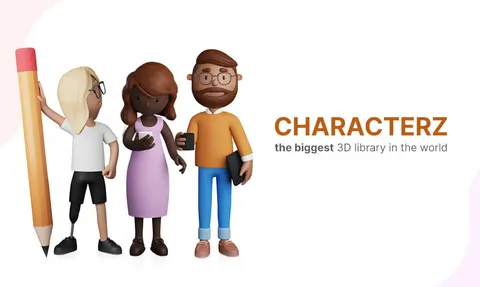 Characterz 2 - Blender 3d models