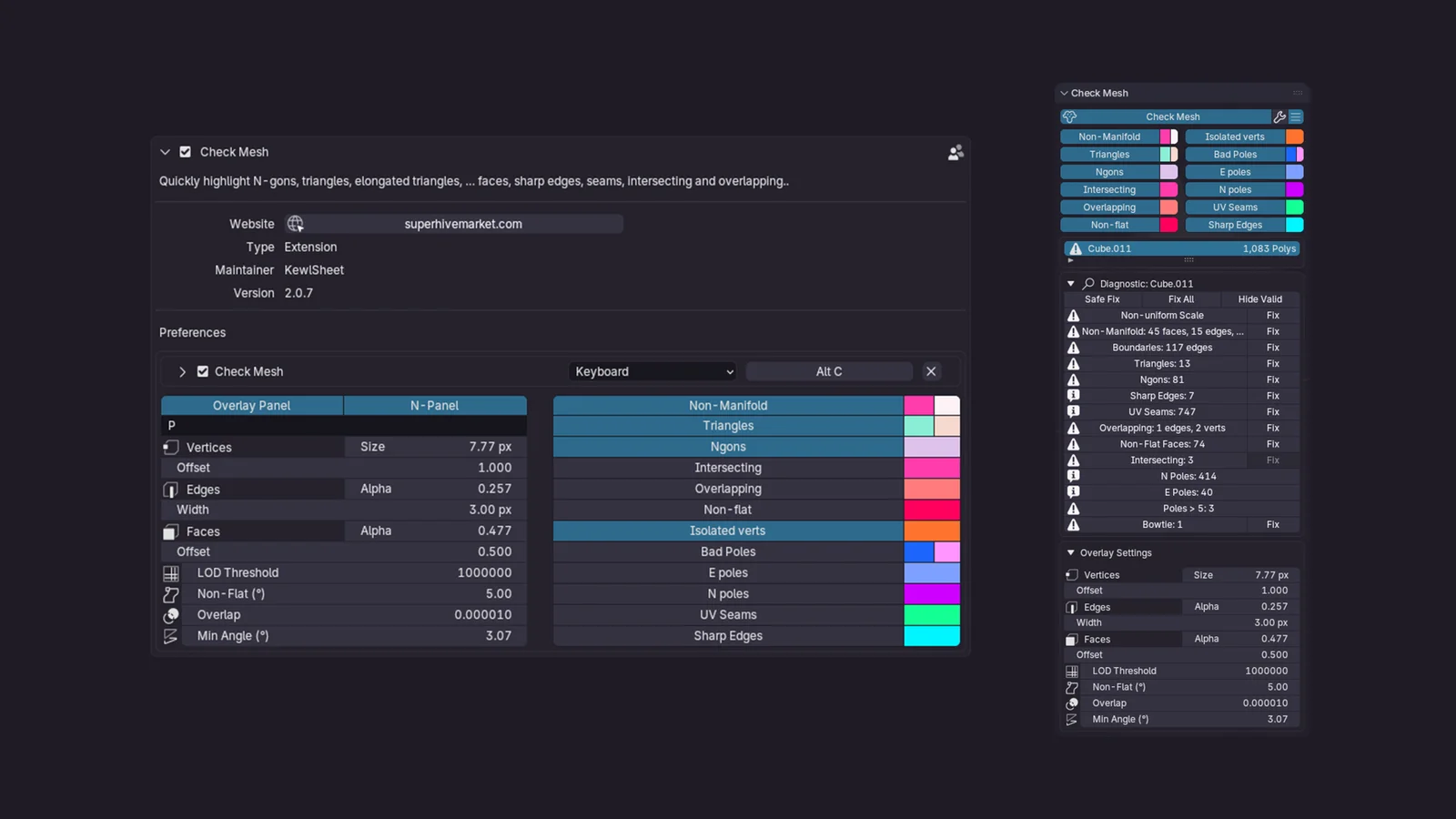 Check Mesh screenshot 2