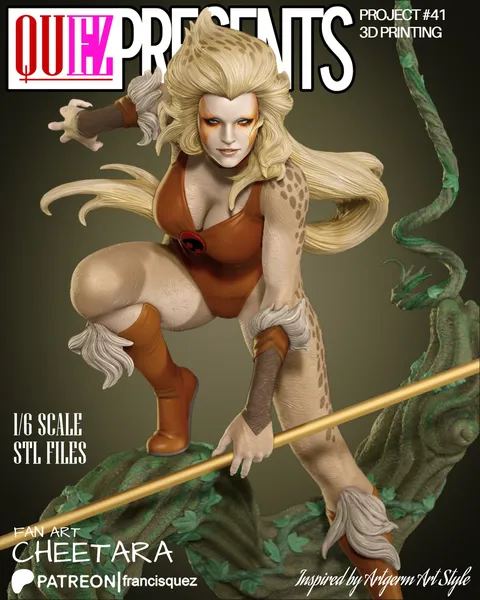 Cheetara 3D Print Model - Blender 3d models