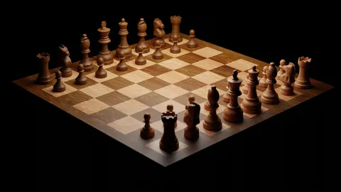 Chess Set - Blender 3d models