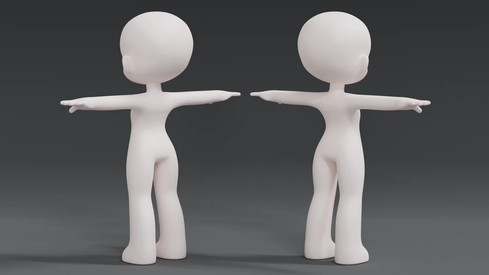 Chibi Character Base Mesh screenshot 4