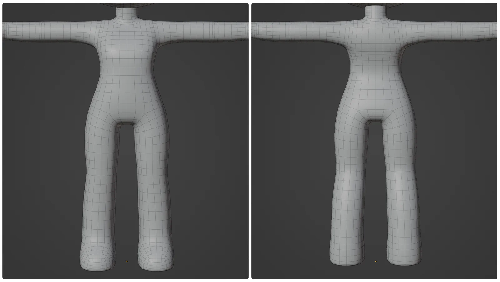 Chibi Character Base Mesh screenshot 8