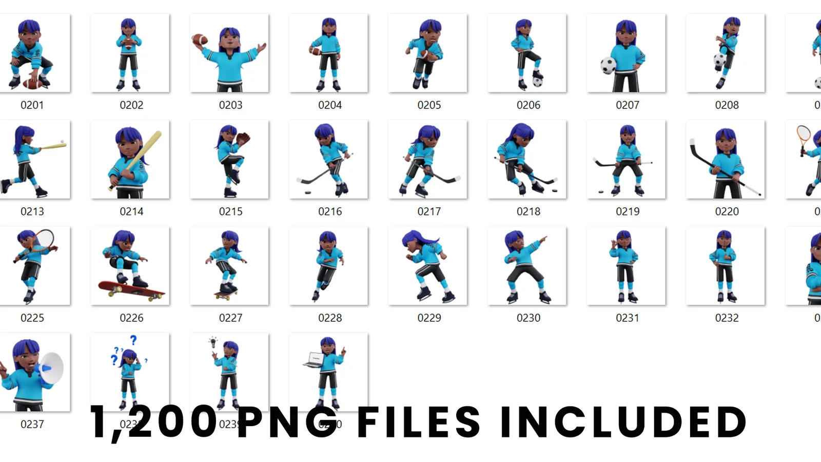 Chibiz Modular Female Character screenshot 7