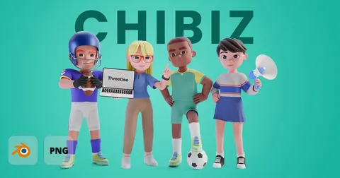 Chibiz - Blender 3d models