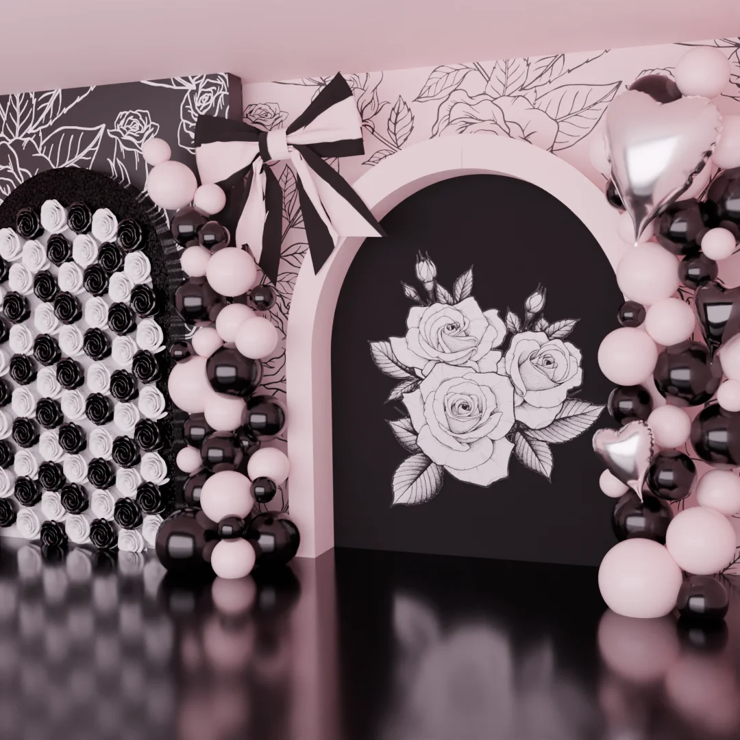 Chic Bows 'N Roses Photobooth screenshot 2