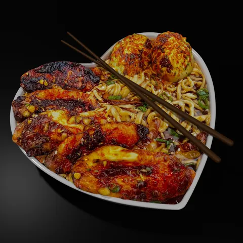 Chicken Wing Ramen - Blender 3d models