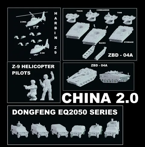 China 2.0 Bundle - Blender 3d models
