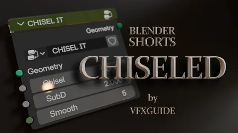 Chisel It - Blender geometry nodes