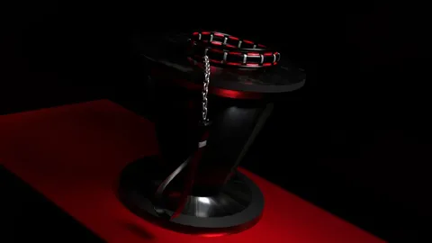 Choker With Leash - Blender 3d models