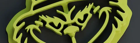 Christmas Grinch Cookie Cutter - Blender 3d models
