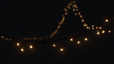 Christmas Lights - Blender geometry nodes
