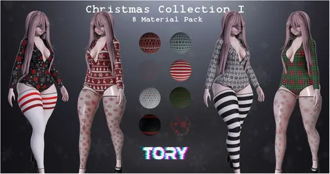 Christmas Material Collection - Blender textures & materials