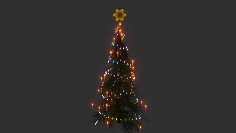 Christmas Tree Generator - Blender geometry nodes