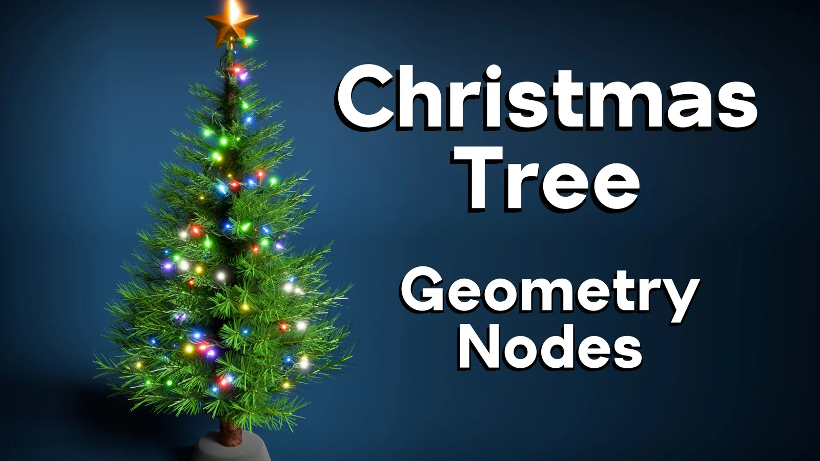 Christmas Tree Geometry Nodes screenshot 3
