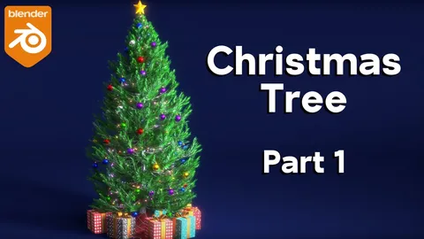 Christmas Tree Tutorial Files - Blender scenes
