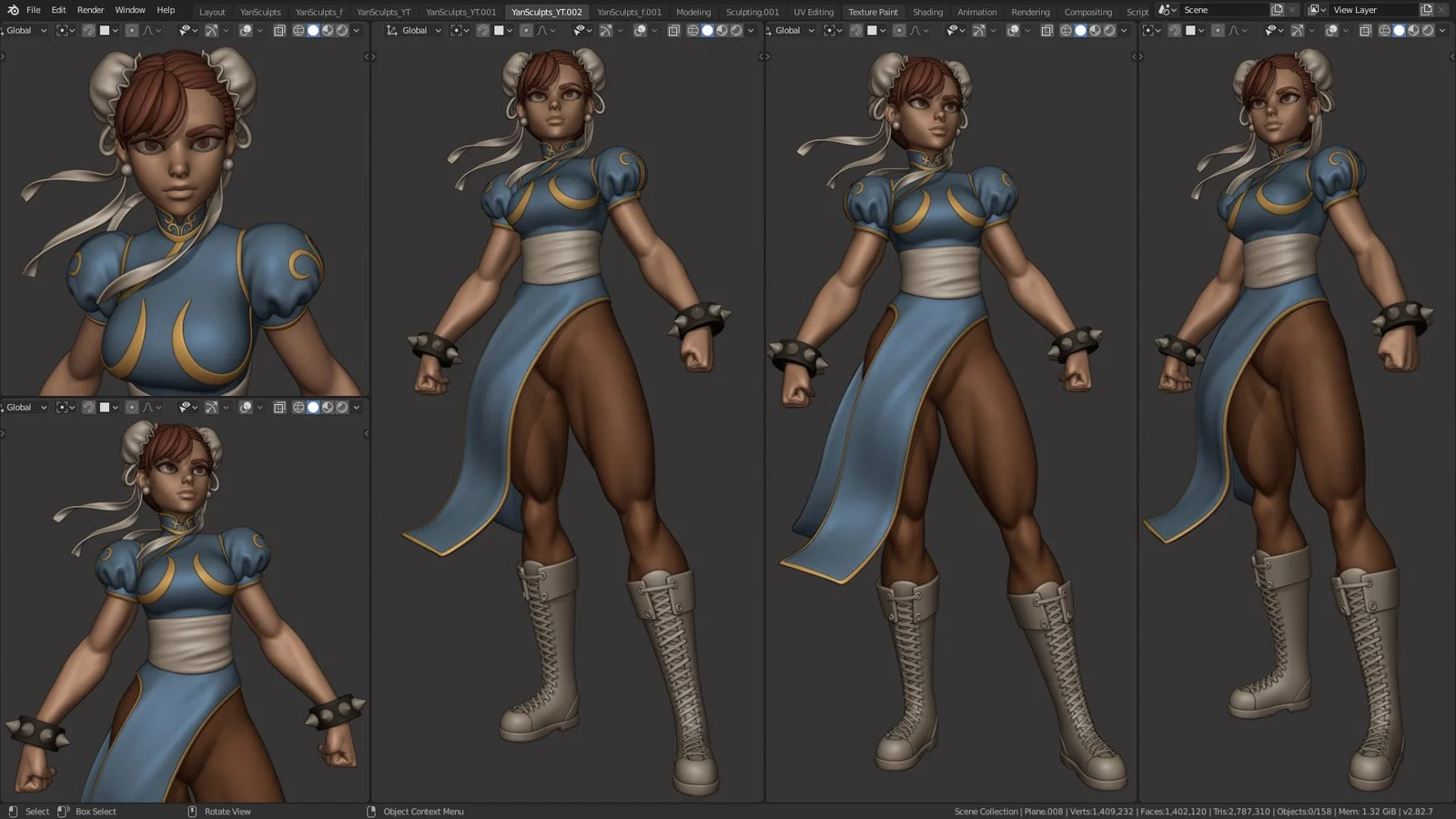 Chun Li Character Creation screenshot 4