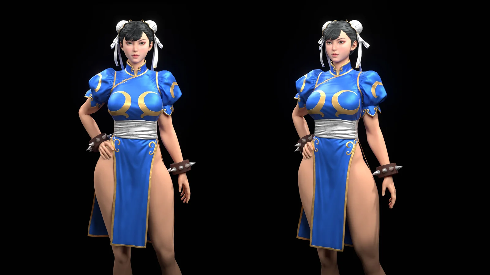 Chunli Character Modeling screenshot 6
