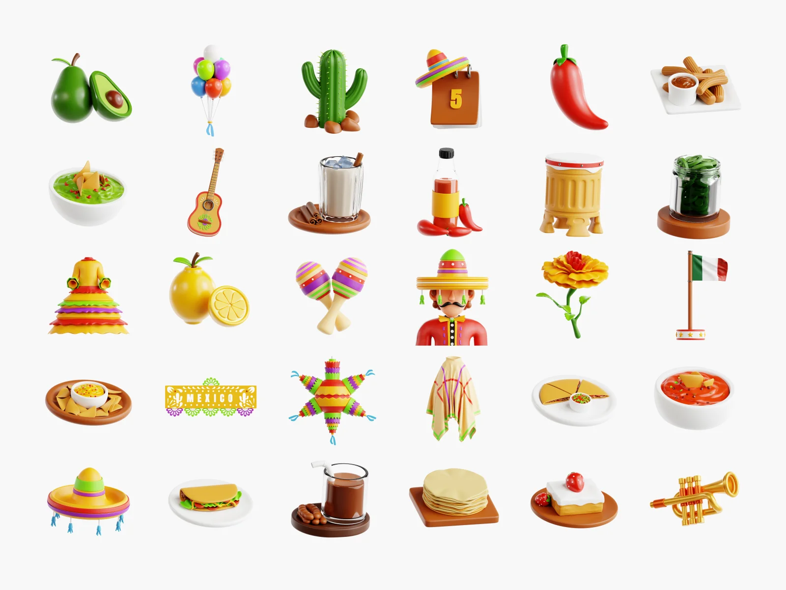 Cinco De Mayo 3D Illustration screenshot 2