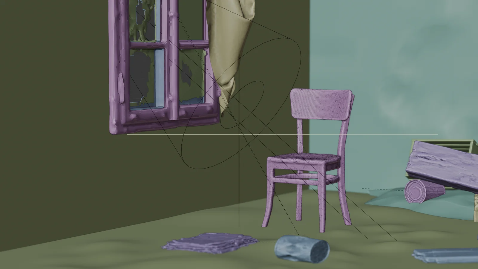 Cinematic Abandoned Room screenshot 4