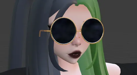 Circle Glasses - Blender 3d models