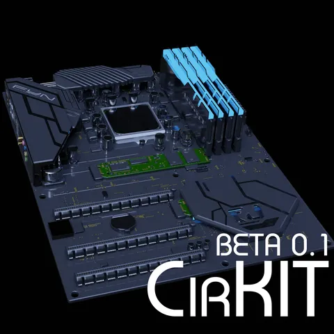 CirKIT Kitbash Sampler - Blender 3d models