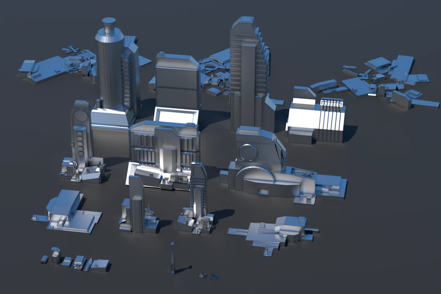 Città Sci-Fi In Stile Fumetto screenshot 2