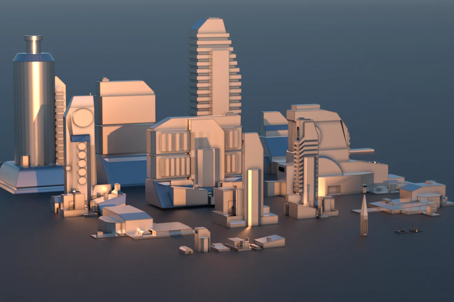 Città Sci-Fi In Stile Fumetto screenshot 3