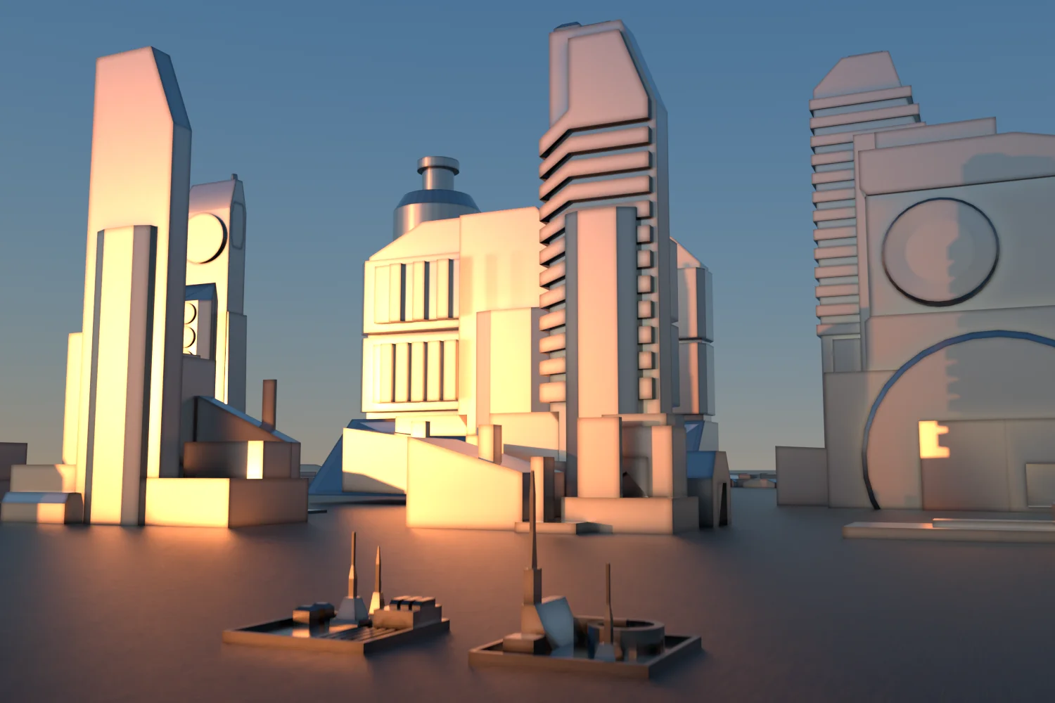 Città Sci-Fi In Stile Fumetto screenshot 4