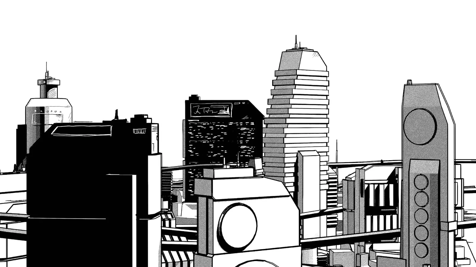 Città Sci-Fi In Stile Fumetto screenshot 8