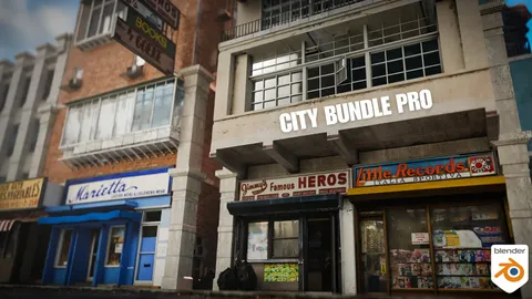 City Bundle Pro - Blender 3d models