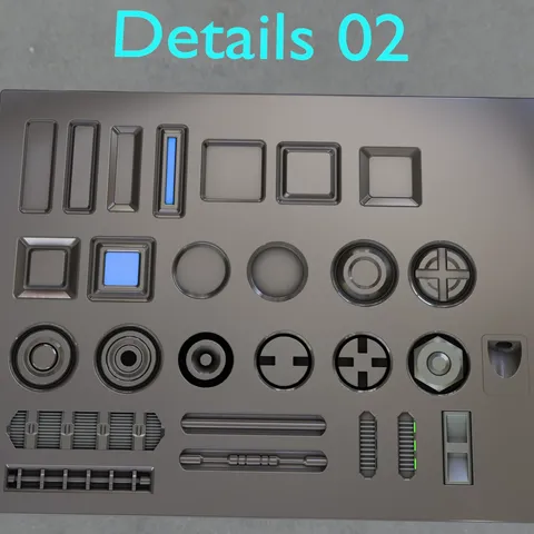 CK Decal Pack 02 - Blender textures & materials