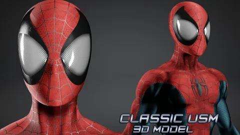 Classic Ultimate Spider-Man - Blender 3d models