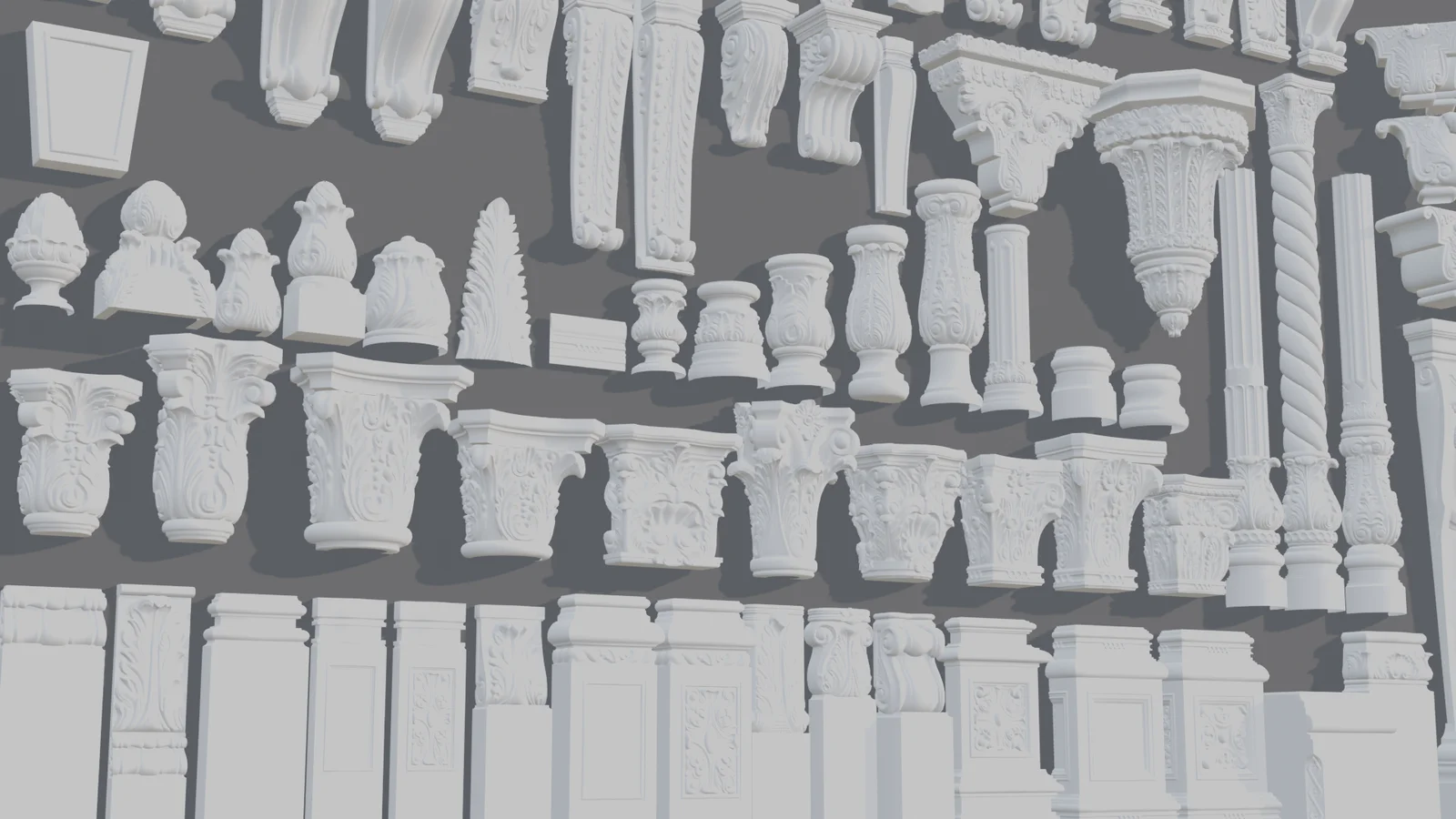 Classical Architecture Assets screenshot 3