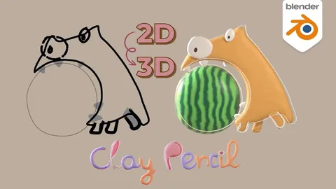 ClayPencil - Blender geometry nodes