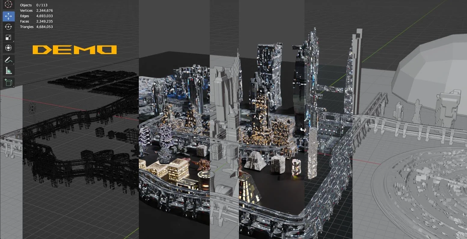 Clean Future City Architecture screenshot 5