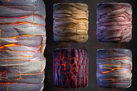 Cliff Rock Vol 10 - Blender textures & materials