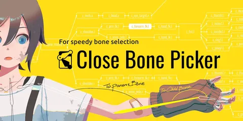 Close Bone Picker - Blender addons
