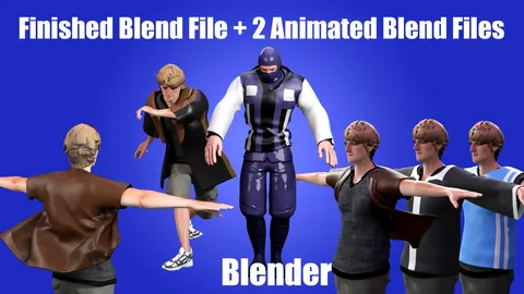 Clothes Animation Study - Blender scenes