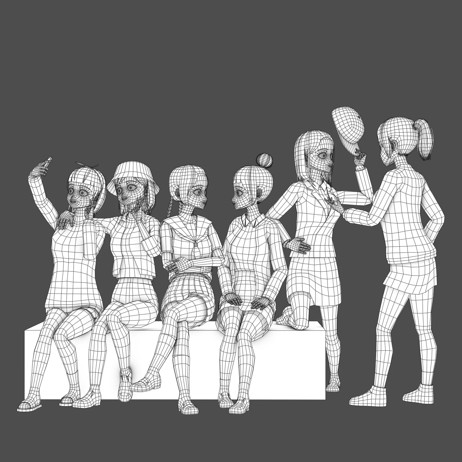 Clothes Switchable Anime Girl screenshot 2