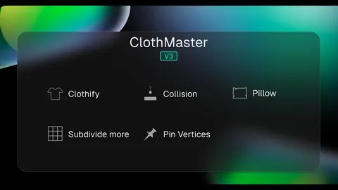 ClothMaster - Blender addons
