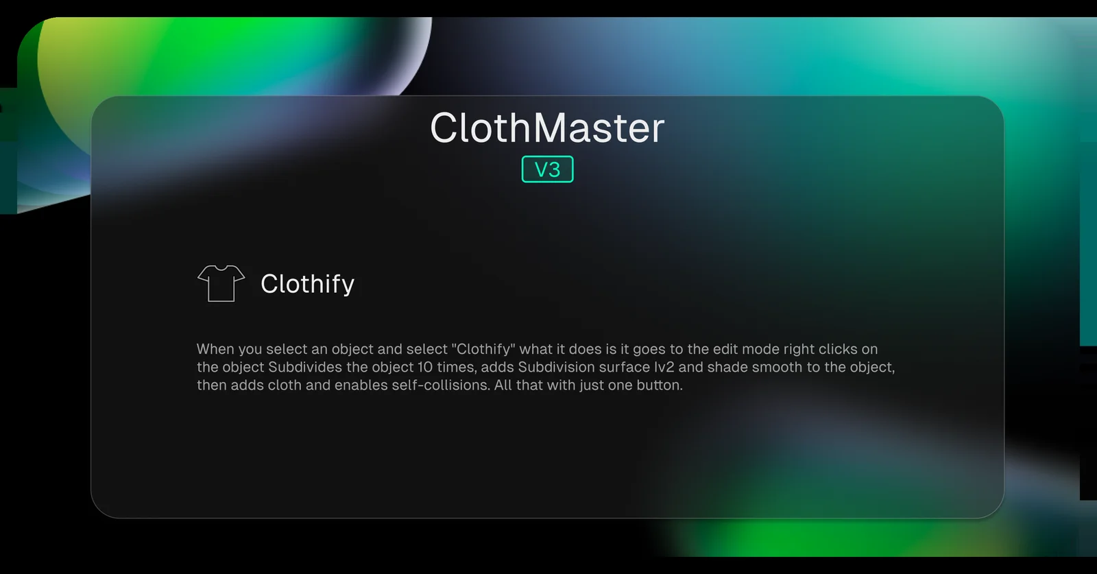 ClothMaster screenshot 2