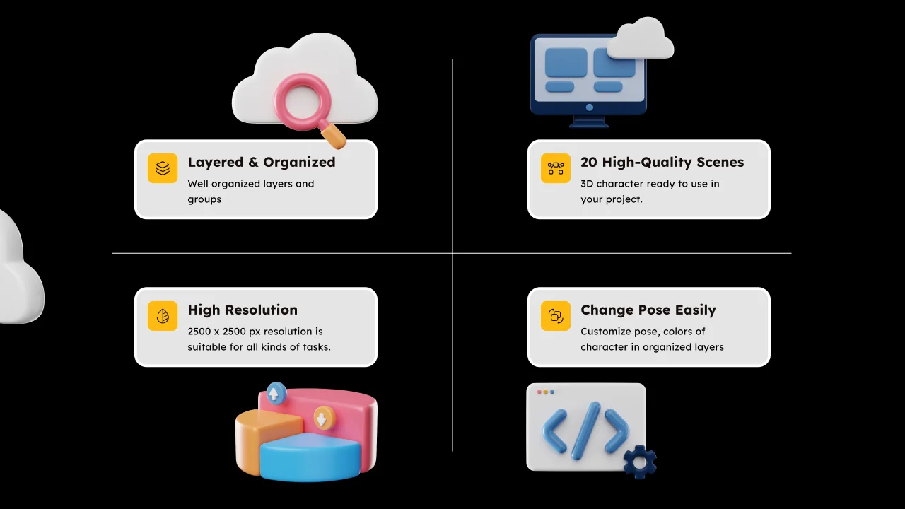 Cloud Tech & SaaS 3D Icons screenshot 2