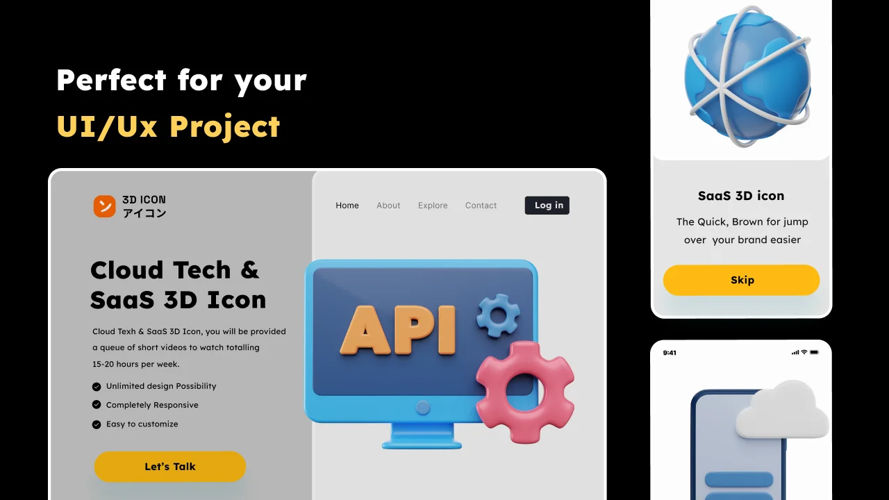Cloud Tech & SaaS 3D Icons screenshot 6