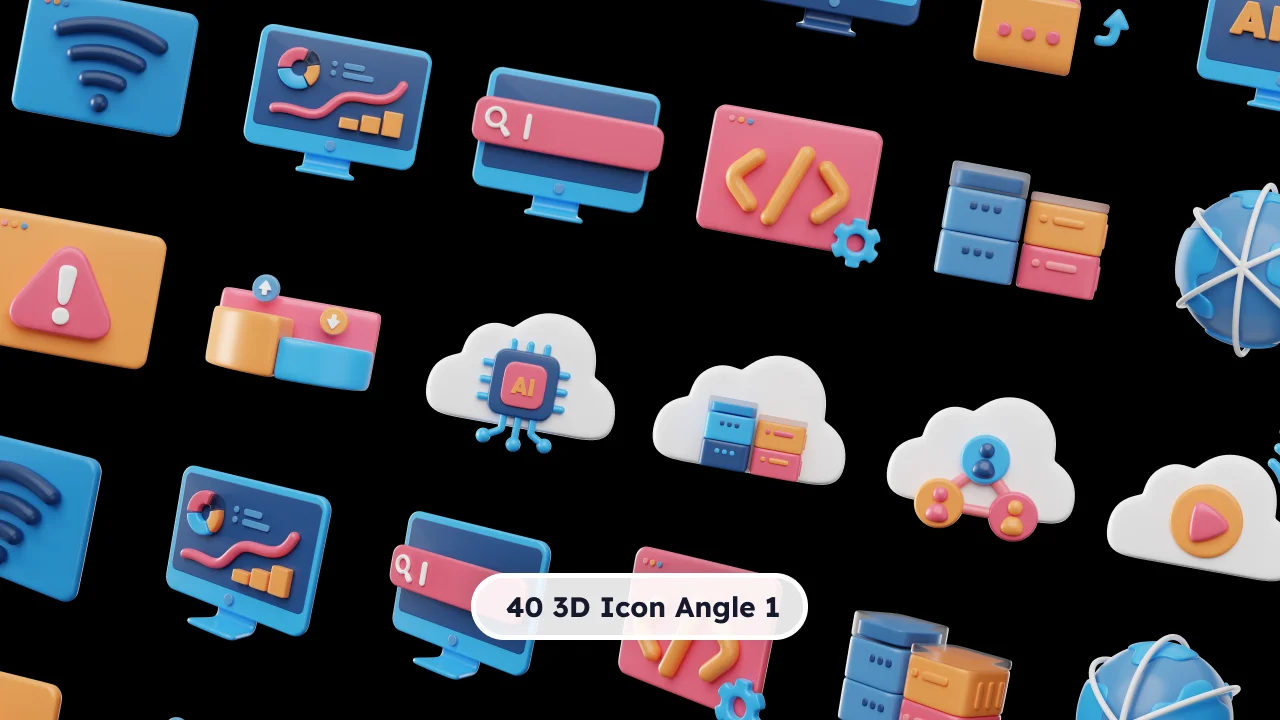 Cloud Tech & SaaS 3D Icons screenshot 7