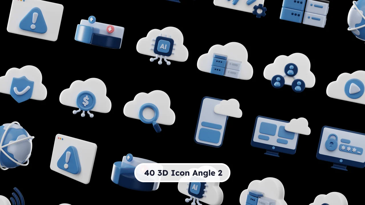 Cloud Tech & SaaS 3D Icons screenshot 8