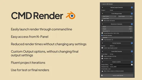 CMD Render - Blender addons