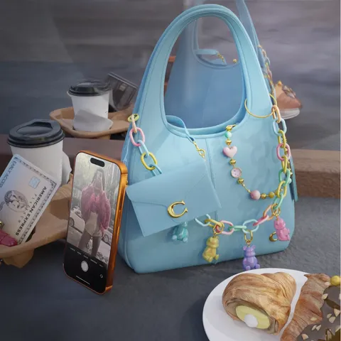 Coach Charm Bag - Blender 3d models